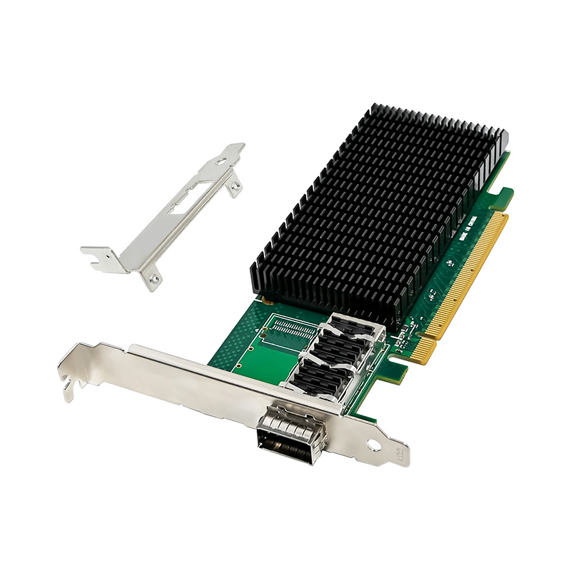 بطاقة تحكم PCIe 4.0 x16 بمنفذ  - مراجعة 100Gbe Qsfp28 Network Card وسعره